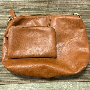 Joy Susan faux leather Crossbody with mini bag